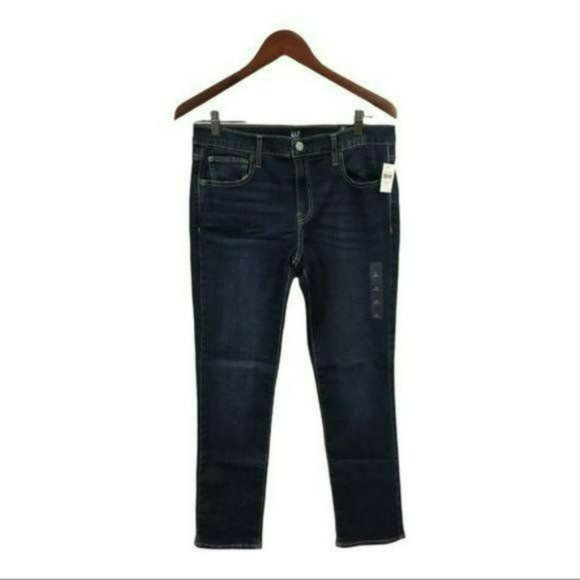 GAP Denim - Gap Classic Straight Skinny Jeans, Blue Size 31R New with Tag